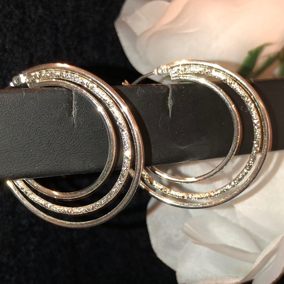 Sterling Silver Hoops - Picture 5 of 7